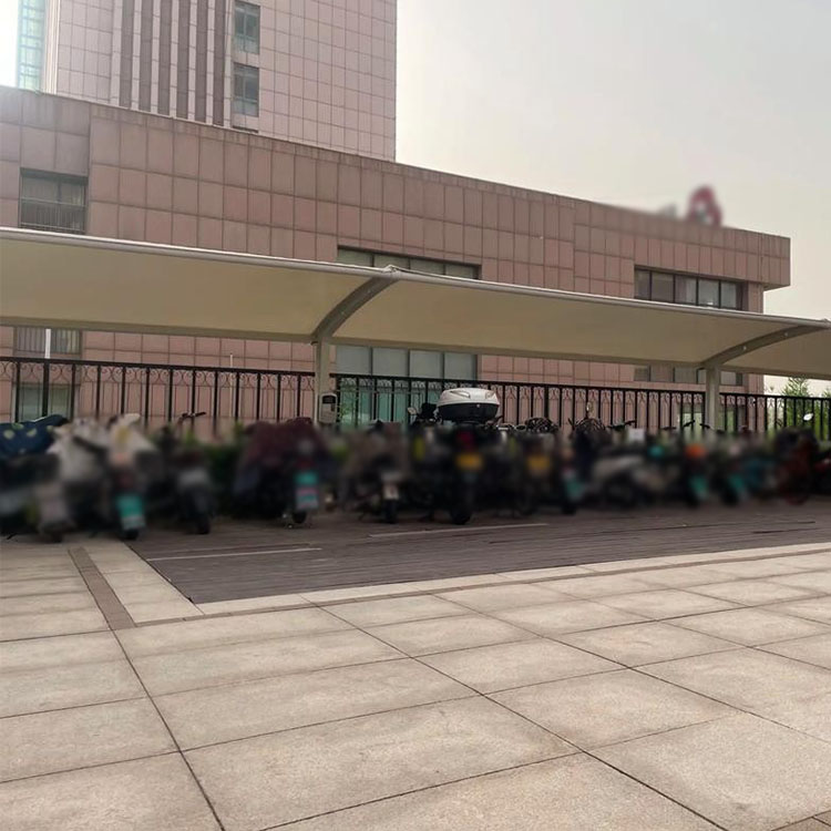 桦川县膜结构电动车棚